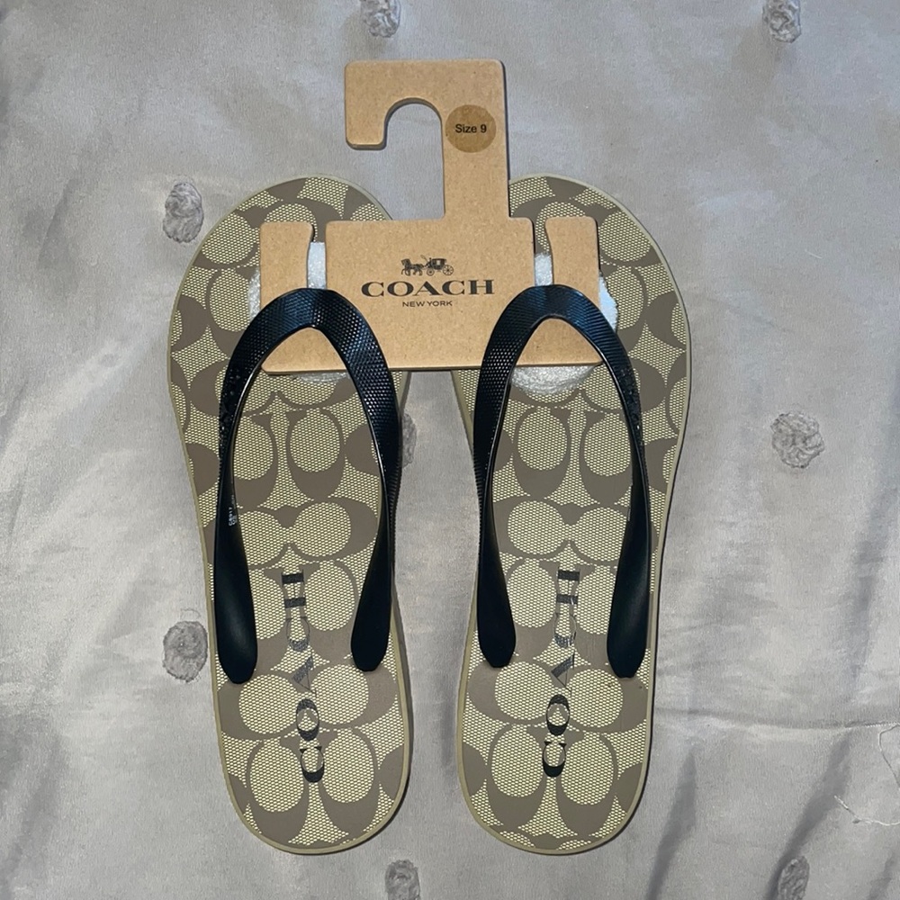 Coach Flip Flops/Sandals size 9